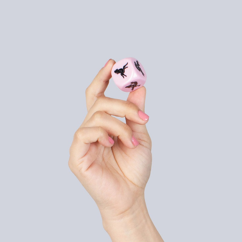 1 Dado Posturas Rosa Hetero