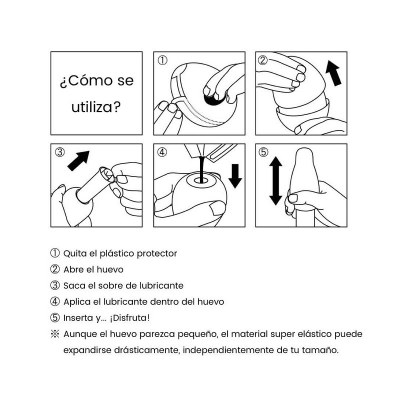 1 Huevo Masturbador Tenga Egg Brush