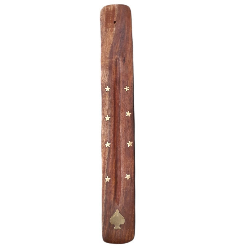 Porta Incienso Madera Pica