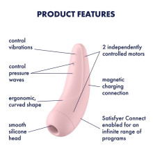 Satisfyer Curvy 2+ App Rosa