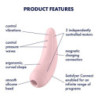 Satisfyer Curvy 2+ App Rosa