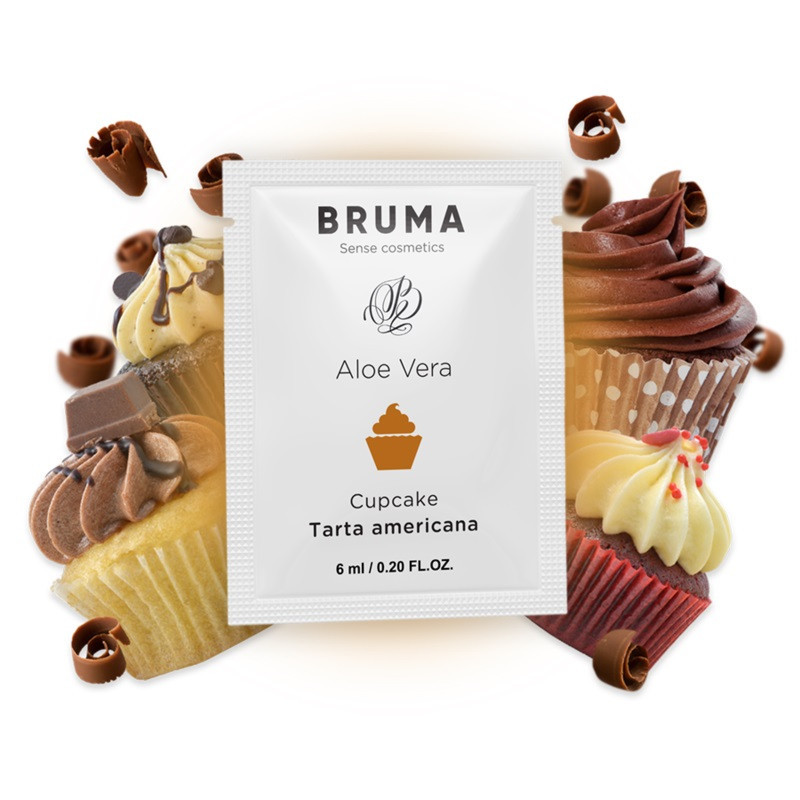 Sobre Gel Deslizante Bruma Sabor Tarta Americana 6 ml