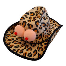Sombrero Cowboy Leopardo Tetas