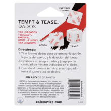1 Set Dados Acción, Parte del Cuerpo y Tiempo
