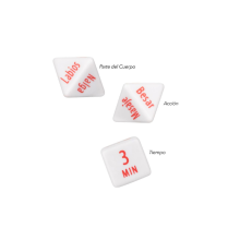 1 Set Dados Acción, Parte del Cuerpo y Tiempo