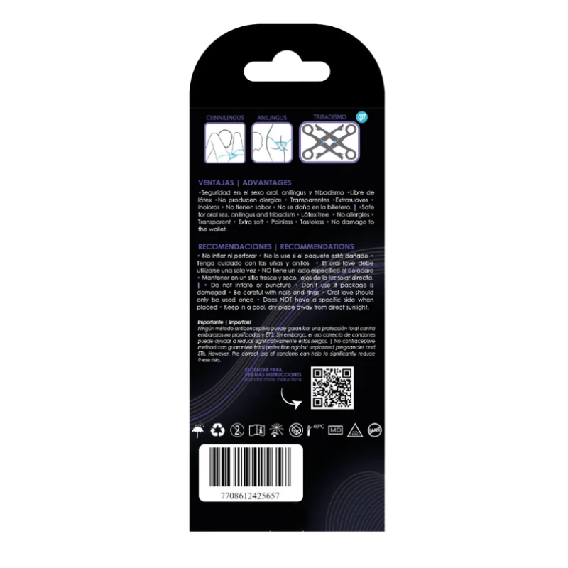 Uniq Oral Mask Sin Látex 3 Unidades