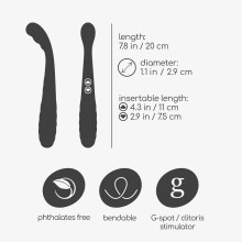 Vibrador Doble Recargable Punto G y Clítoris Pixie Crushious