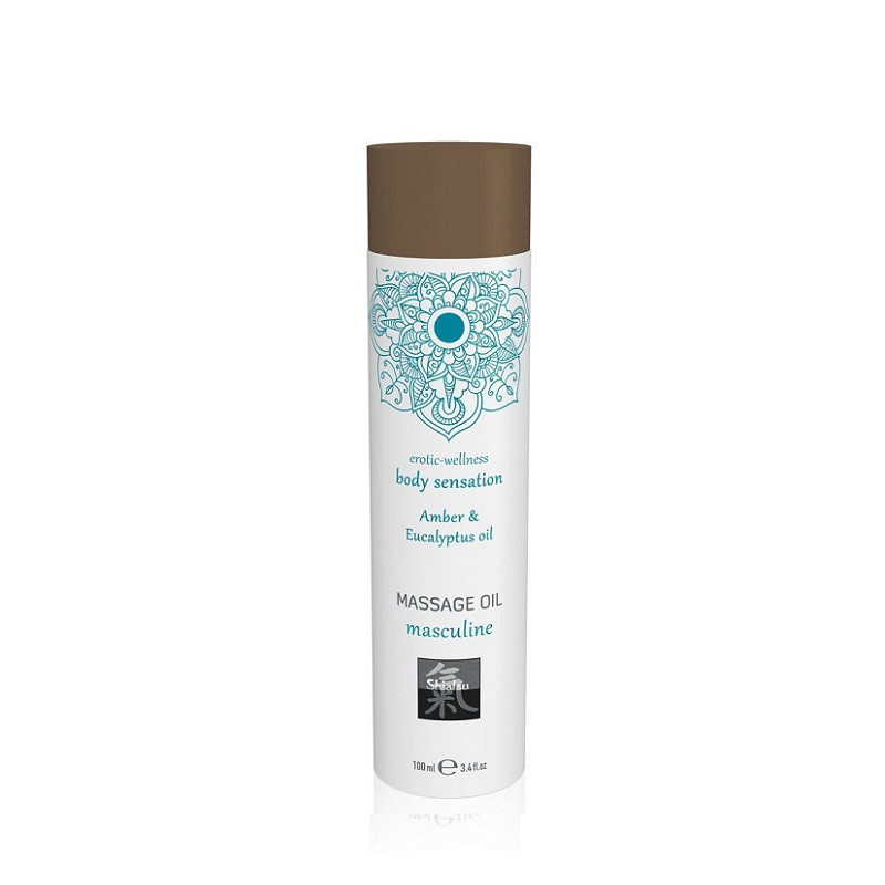 Aceite De Masaje Aromático Calor Shiatsu Ambar Y Eucalipto 100 ml