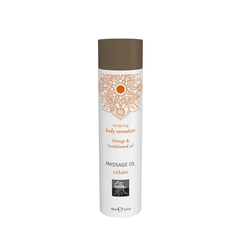 Aceite De Masaje Aromático Calor Shiatsu Naranja Y Sándalo 100 ml