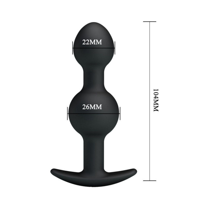 Ancla Anal Doble 10,2 cm Pretty Love