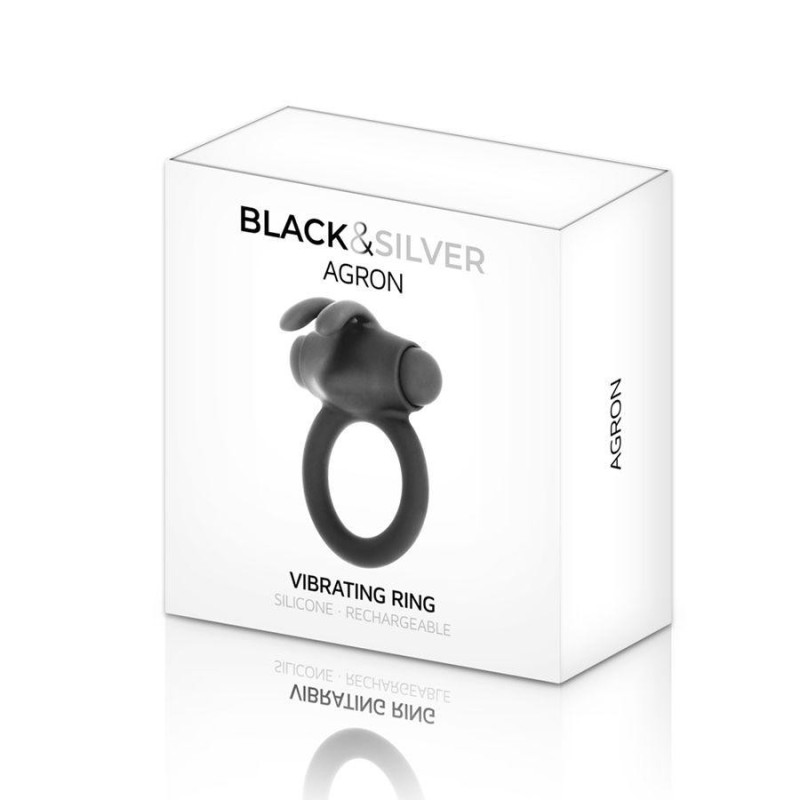 Anillo Recargable Black & Silver Agron Wand