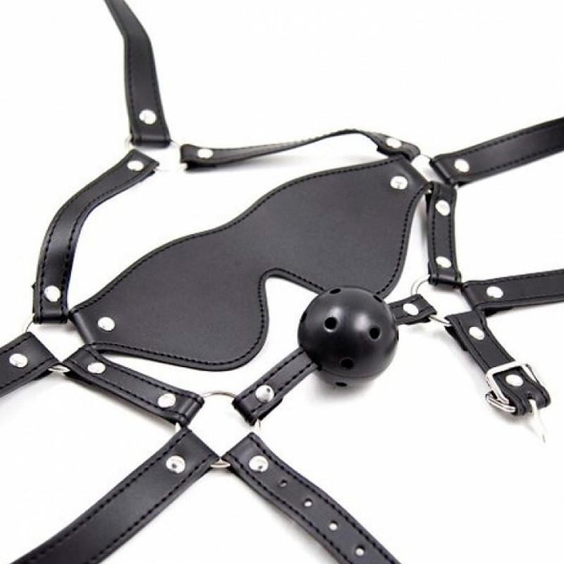 Antifaz Ciego Con Mordaza Argus Fetish