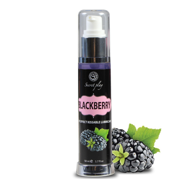 Aceite y Lubricante Con Sabor a Mora Efecto Calor 50 ml