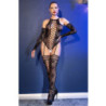 Bodystocking Chilirose CR-4657 Negro Con Guantes