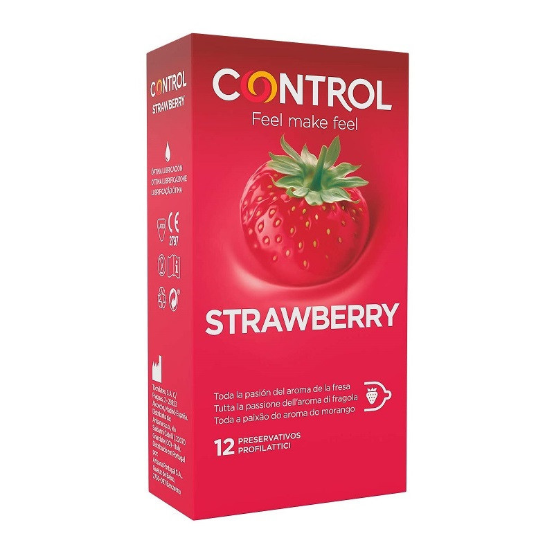 Caja 12 Preservativos Control Fresa