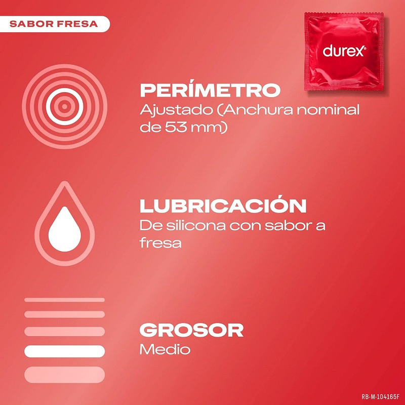 Caja 144 Preservativos Durex Saboréame