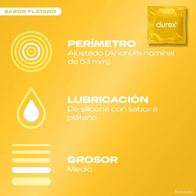 Caja 144 Preservativos Durex Saboréame