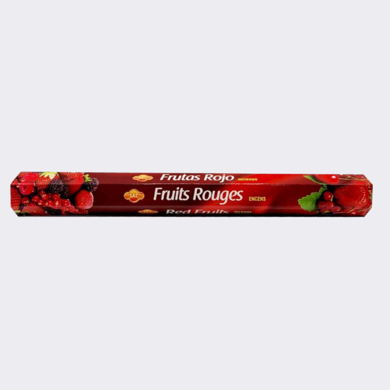 Caja 20 Varillas Incienso SAC Frutos Rojos