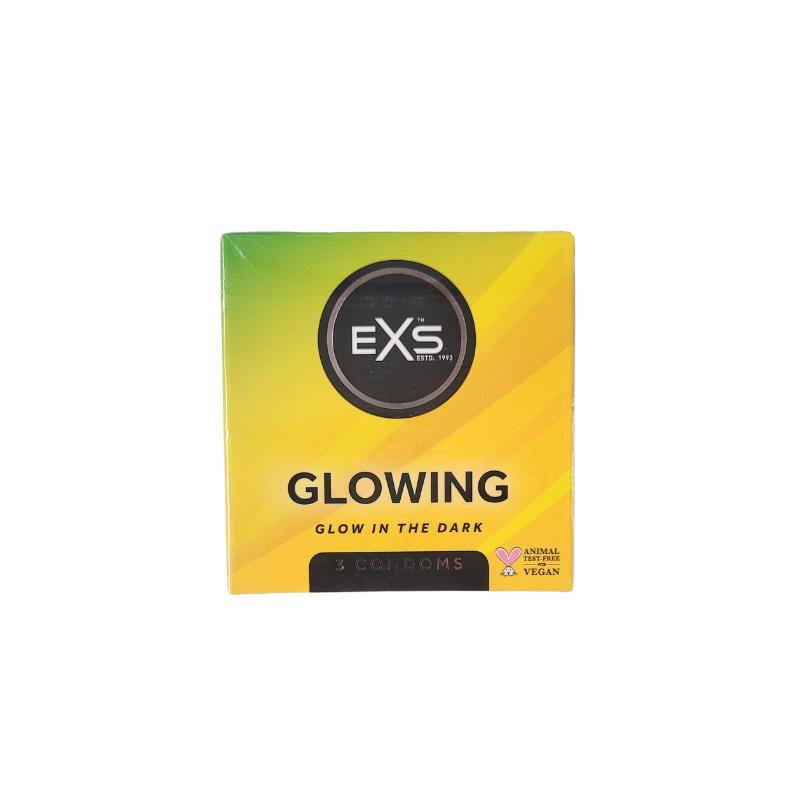 Caja 3 Preservativos Fluorescentes Exs