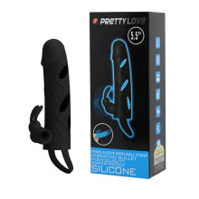 Funda Silicona Pene Rabbit Vibrador Pretty Love