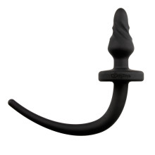 Cola de Perro Silicona Twist Negro S Easy Toys
