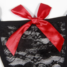 Corset De Exposed Lazo Rojo