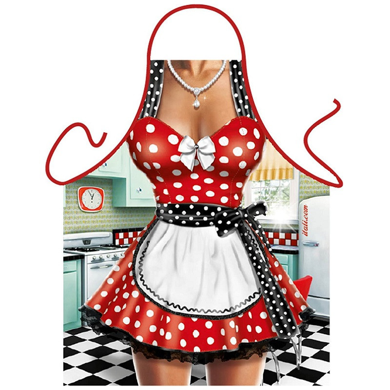 Delantal ITATI Sexy Camarera 60s