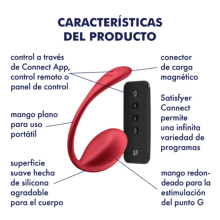 Huevo Vibrador APP Control Remoto Satisfyer Shiny Petal