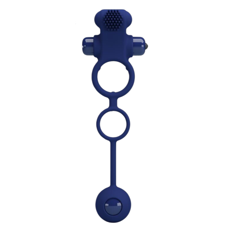 Anillo Vibrador Pene y Testículos con Plug Anal Remington Pretty Love
