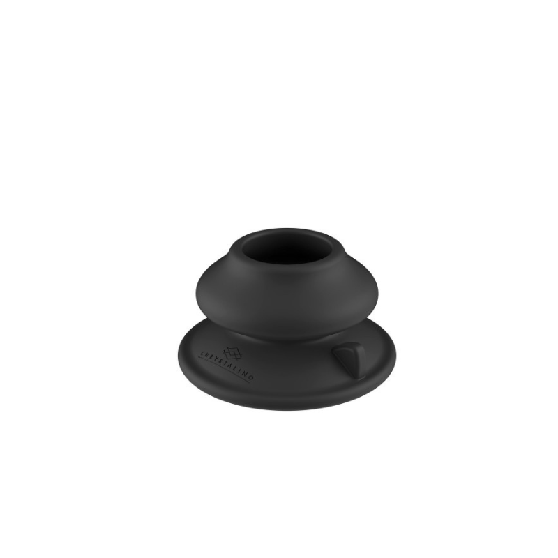 Plug Vibrador Control Remoto Ventosa Chrystalino