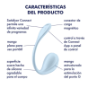 Satisfyer Smooth Petal APP Celeste