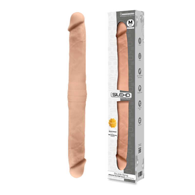 Dildo Doble Pene Realístico Silexd M