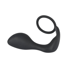 Anillo con Plug Silicona Black Velvet