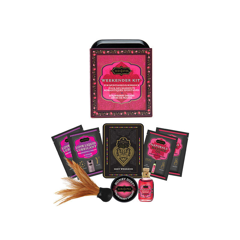 Kit Fin De Semana Kamasutra Sueños De Fresa