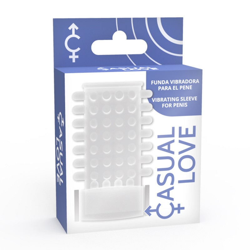 Funda Estimuladora Pene Vibrador Desechable Casual Love