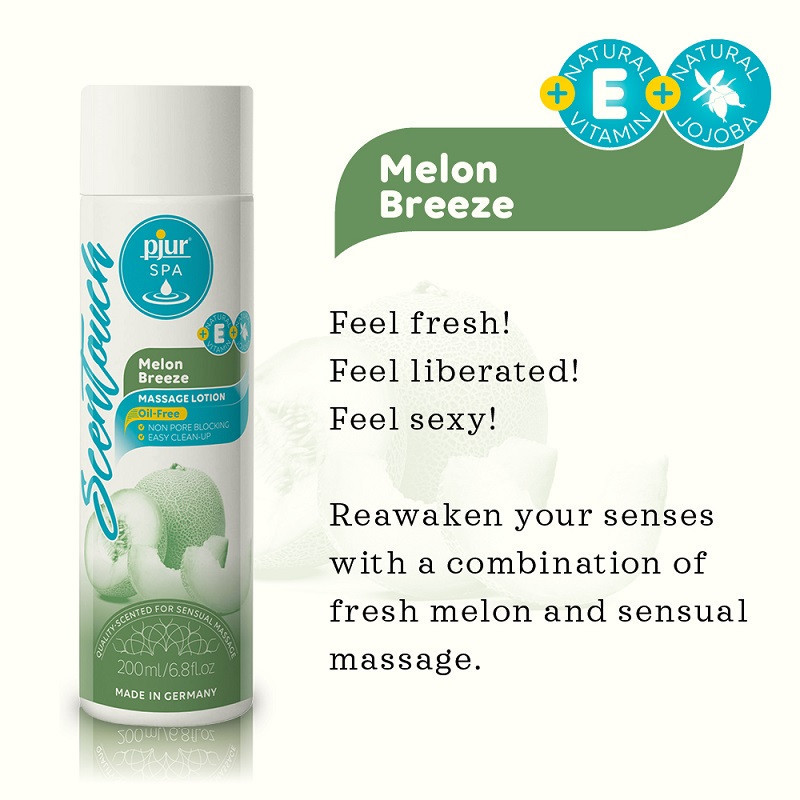 Loción Masaje Pjur Spa Scentouch Melón 200 ml