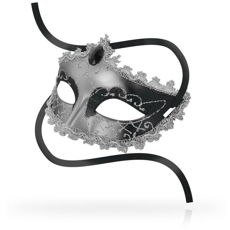 Máscara Antifaz Black Diamond Silver