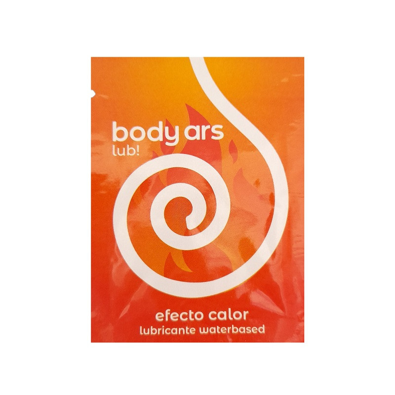 Lubricante Monodosis A Base De Agua Body Ars Efecto Calor 4 ml