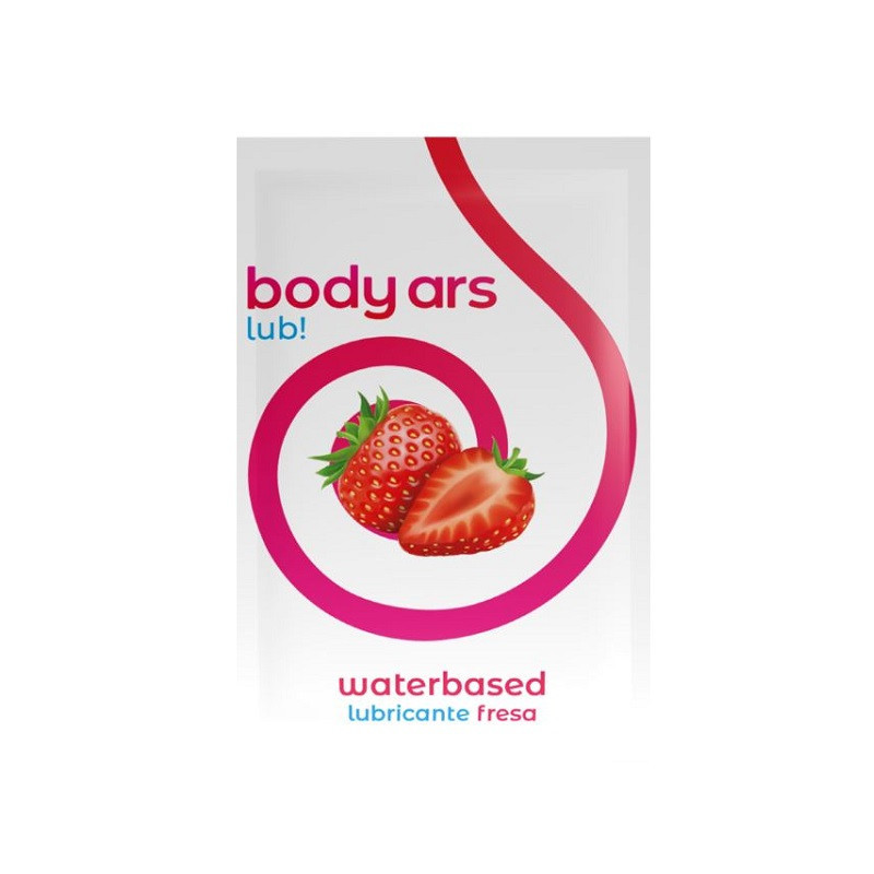 Lubricante Monodosis A Base De Agua Body Ars Fresa 4 ml