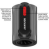 Masturbador Impulsor Rotador Recargable Jamyjob Vortex