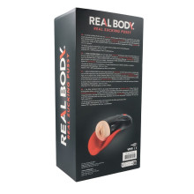 Masturbador Masculino Recargable con Vibración y Succión Pussy Real Body