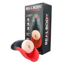 Masturbador Masculino Recargable con Vibración y Succión Pussy Real Body