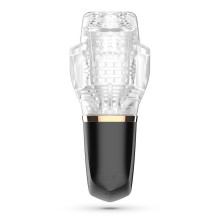 Masturbador Masculino Recargable Vibrador y Succionador Quasar Crushious