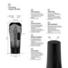 Masturbador Masculino Recargable Virgite M2 Vibrating Vagina Stroker