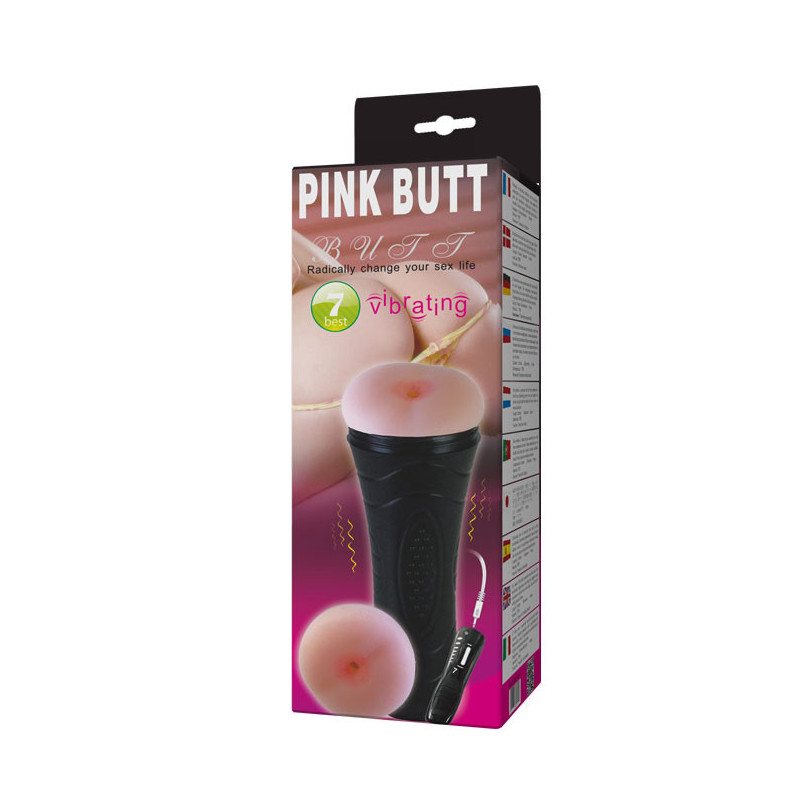 Masturbador Realístico Ano Pink Butt Ano Vibrador