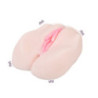 Masturbador Realístico Con Vibración Vagina y Ano