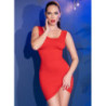 Mini Vestido Chilirose CR-4622 Rojo