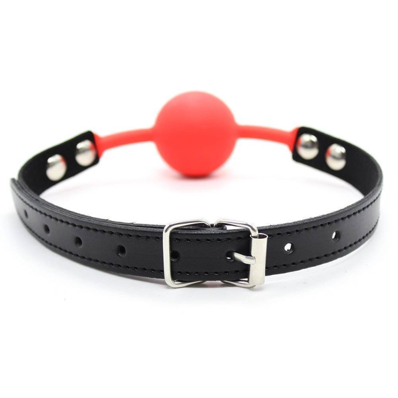 Mordaza Bola Silicona Roja Fetish Tentation