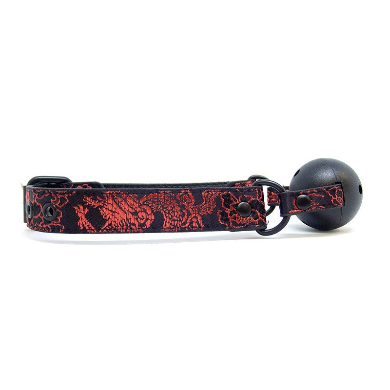 Mordaza Bola Transpirable Blaze Deluxe Roja