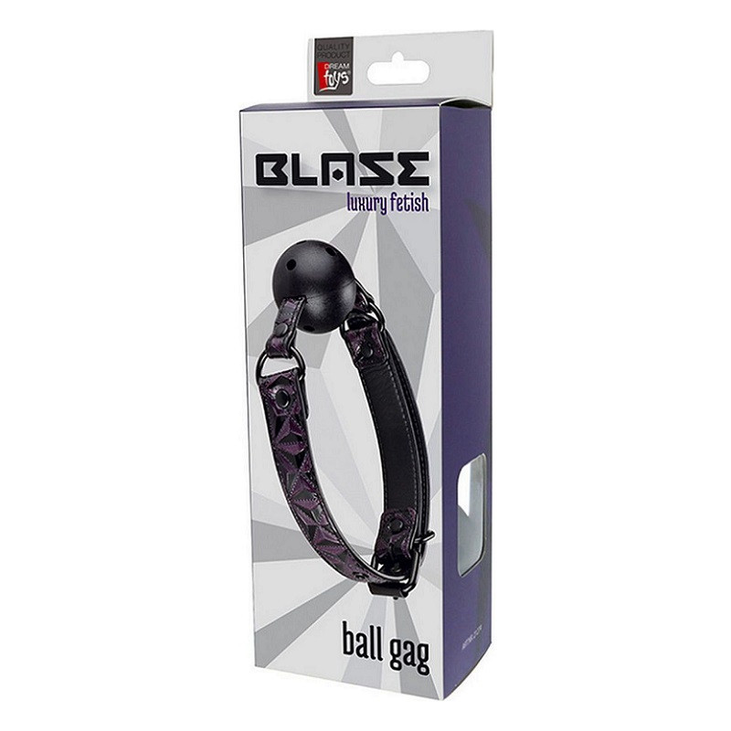Mordaza Bola Transpirable Blaze Violeta